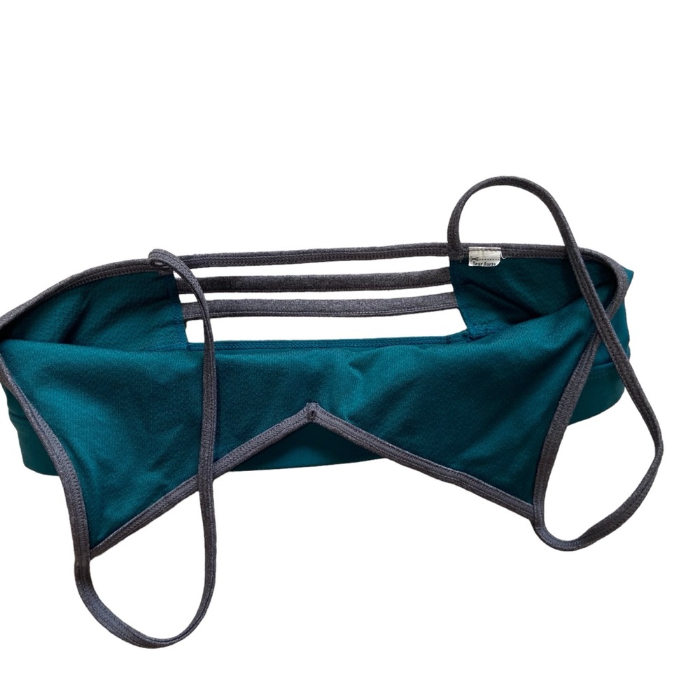 ALO yoga Sports Bra Green Gray XS - Picture 3 of 7